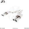4X90mm Meisterschaft Stainless - Super Light GT Racing Exhaust for BMW F06 M6 Gran Coupe V8 Twin Turbo [2014+]